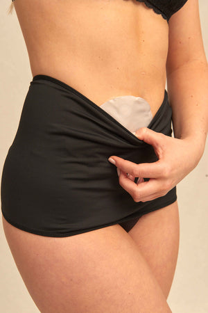 🖤 Ostomy Basic Wrap – Black