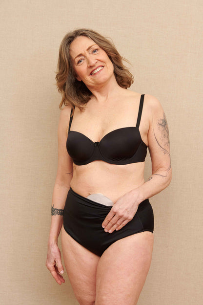 SIIL Ostomy Panty Black - CLASSIC