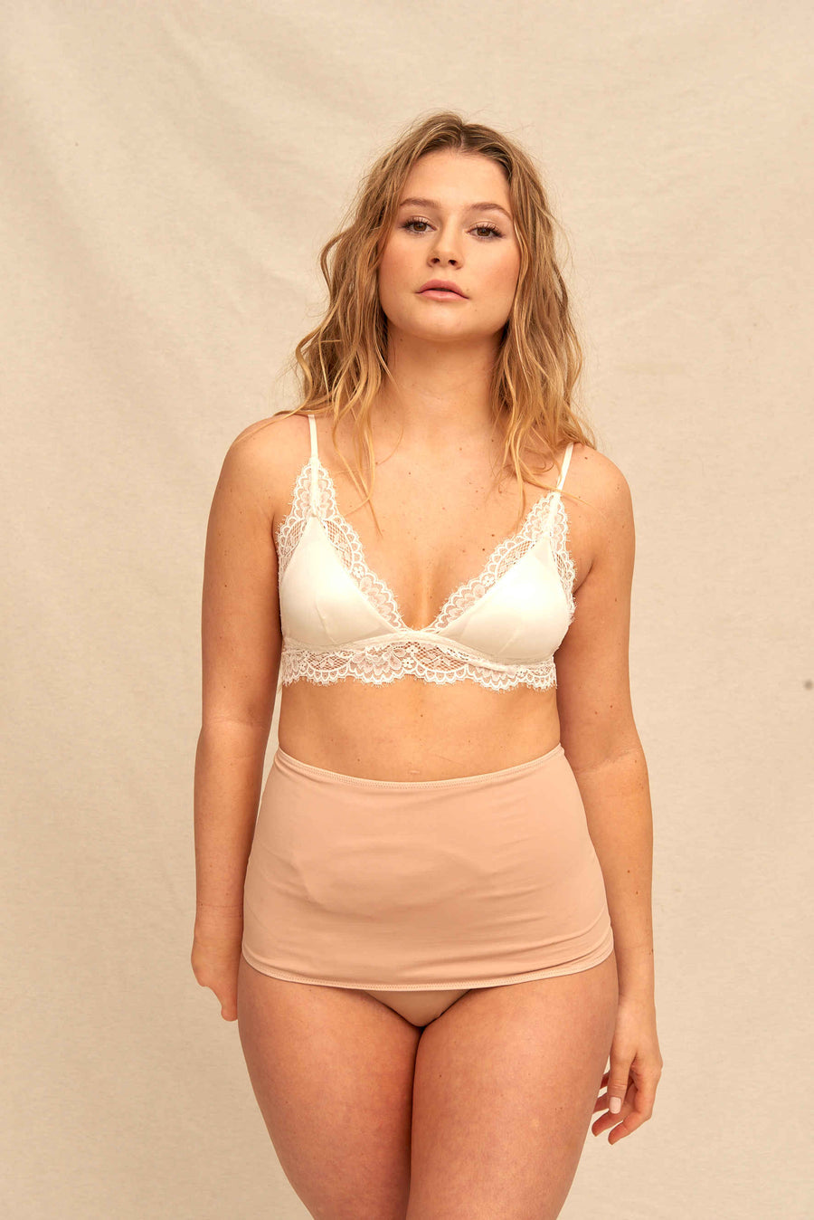 Stomilindning BASIC beige - intimt omslag