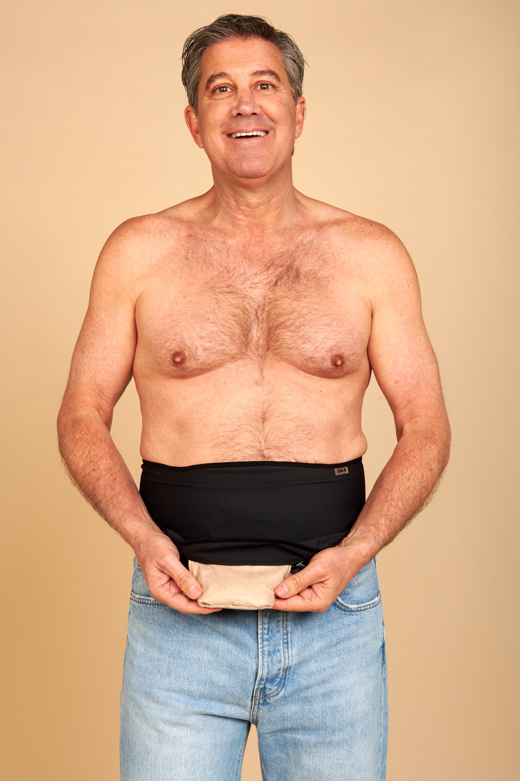 Ceinture pour stomie et soutien pour hernie péristomiale SIIL Unisexe