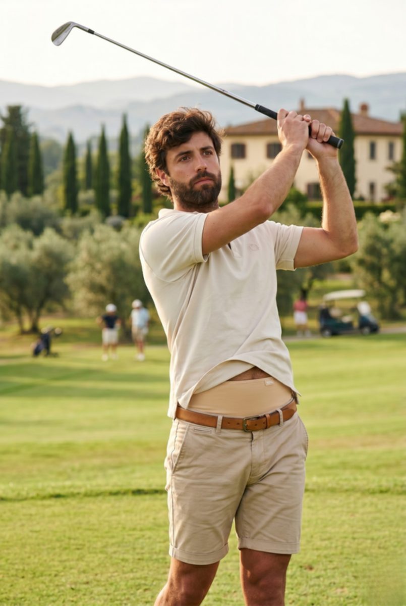 Pás SIIL Ostomy béžový — golf, prémiový lifestyle